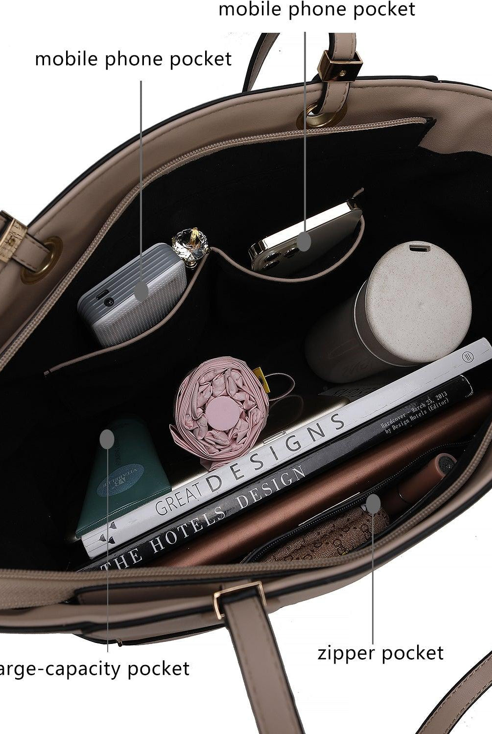 Wallets, Handbags & Accessories Prisha Vegan Leather Women’S Tote Handbag With Wallet