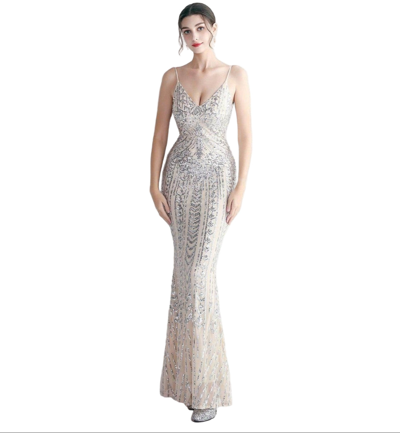 Elegant Yidingzs purple sequin dress women with a flattering silhouette for special occasions