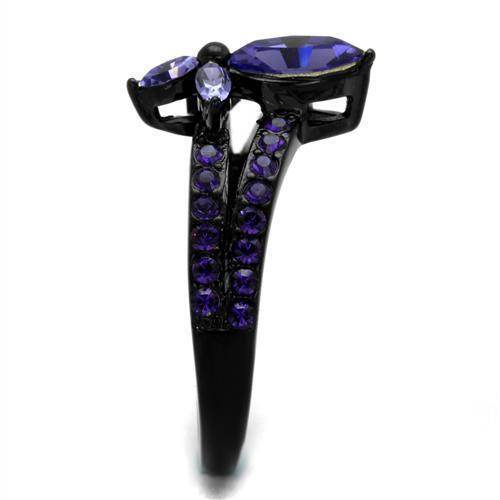 VacationGrabs Women's Ring with Purple Synthetic Crystal Jewelry and Elegant Design