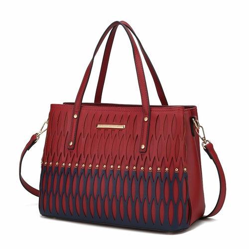Wallets, Handbags & Accessories Quinn Triple Compartment Color Block Tote Handbag Women
