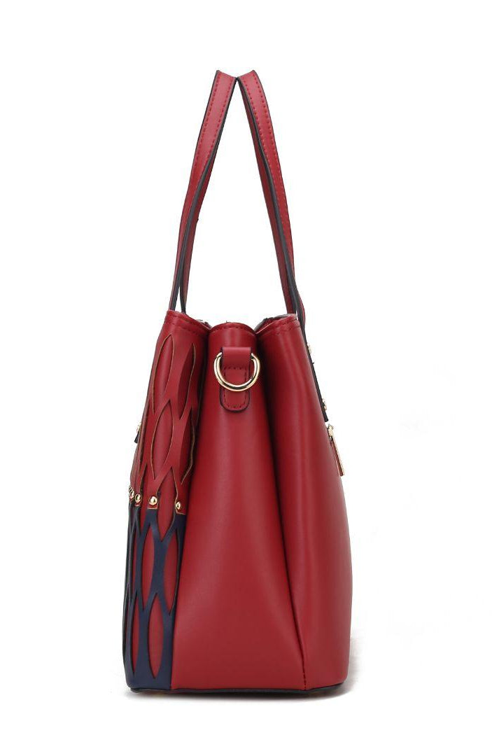 Wallets, Handbags & Accessories Quinn Triple Compartment Color Block Tote Handbag Women