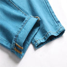 Men's Pants - Jeans Ripped Denim Jeans Distressed Turquoise Blue Streetwear