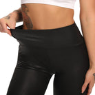 Women's Pants Sexy Faux Leather Slim Fashion Pants Stretch Pu Skinny Pants