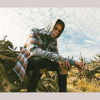 Men's short sleeve zip flannel from VacationGrabs, perfect for casual outdoor style.