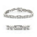 Elegant silver bracelet with sparkling stones, perfect vacation jewelry for women to complement any outfit