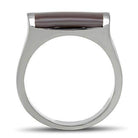 Stainless steel epoxy ring for men featuring a sleek design and smooth finish