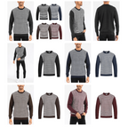 Men's striped sweater for vacations featuring comfortable fabric and stylish design suitable for travel
