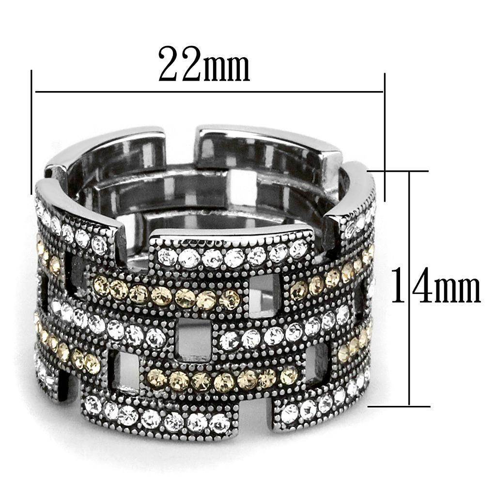 VacationGrabs Women's Ring featuring synthetic crystal jewelry with a unique modern design