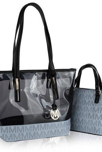 Wallets, Handbags & Accessories Tayla 2 Pc Tote & Mini Handbag Vegan Leather Women