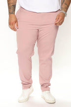 The Modern Stretch Slim Trouser - Mauve - VacationGrabs