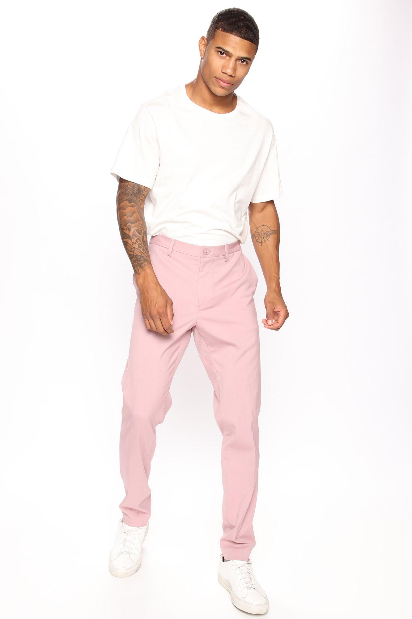 Men's Pants The Modern Stretch Slim Trouser - Mauve