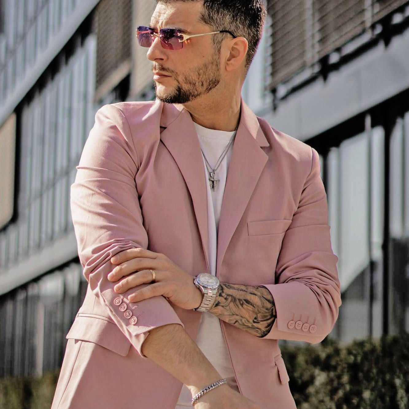 Men's Jackets - Blazers The Modern Stretch Suit Jacket - Mauve