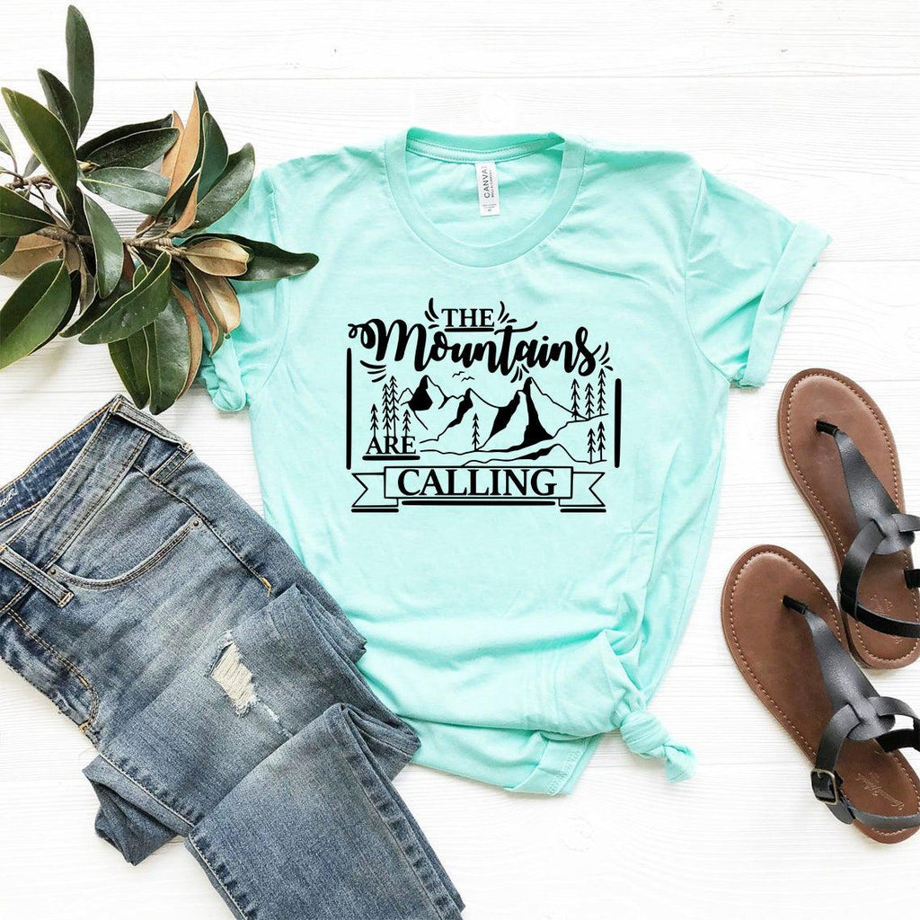 Outdoor Grabs The Mountains Are Calling Shirt Outdoor Wear