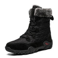 Thick winter boots for men with fur lining and rugged sole for optimal comfort and traction