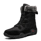 Thick winter boots for men with fur lining and rugged sole for optimal comfort and traction