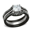 Elegant two tone engagement rings for women featuring a sparkling center stone and intricate band design