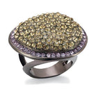 Unique gold fashion ring with sparkling stone embellishments for a stunning jewelry look