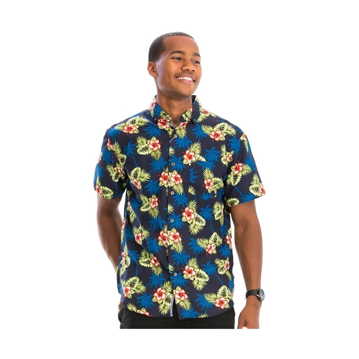 Mens vacation floral shirts for men featuring vibrant tropical prints and a comfortable fit