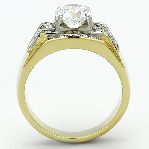 Stunning men's ring featuring a large center stone, ideal vacation jewelry for men