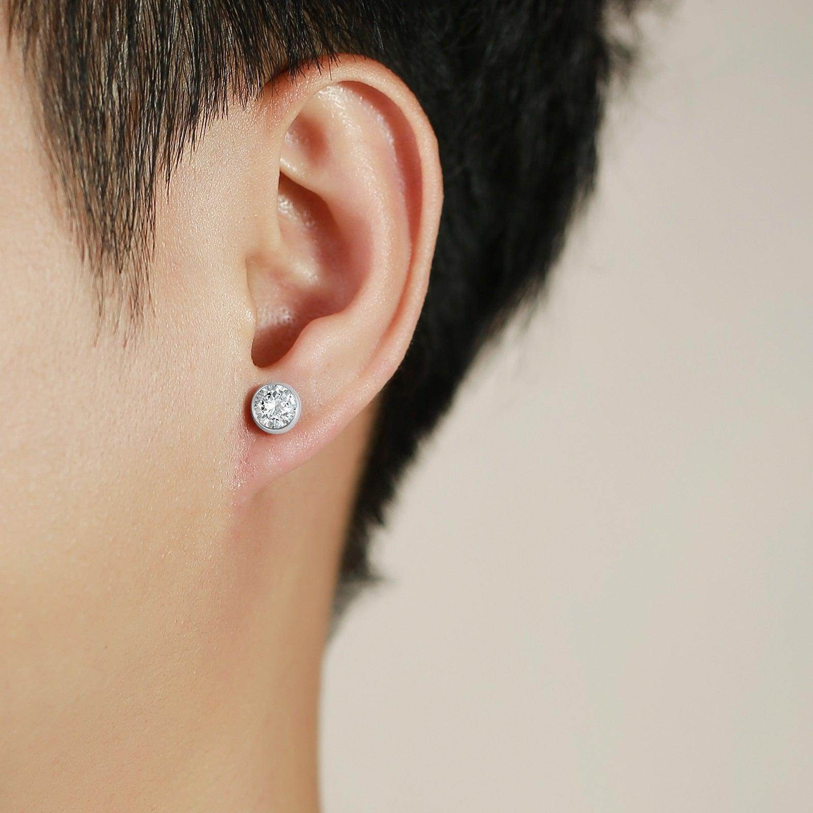 Stylish Men's Earrings from VacationGrabs, perfect vacation jewelry for men with a sleek design
