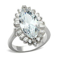 Stunning Women's Ring with Marquise Cut Stone, Perfect as vacation jewelry for women