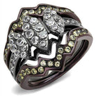 Stunning women's ring with sparkling gems, perfect as vacation jewelry for women