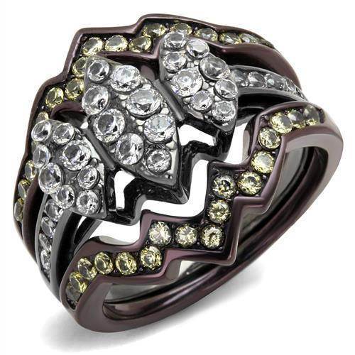 Stunning women's ring with sparkling gems, perfect as vacation jewelry for women