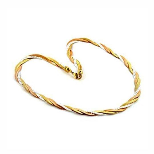 Twisted gold and silver necklace from VacationGrabs perfect for vacation style jewelry