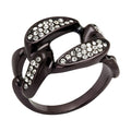 Stylish Women's Ring with Crystals, Ideal for Vacation Style Jewelry Enthusiasts