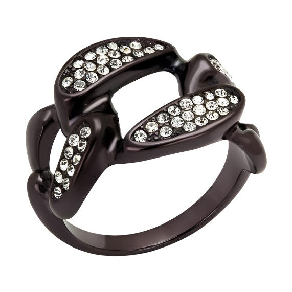 Stylish Women's Ring with Crystals, Ideal for Vacation Style Jewelry Enthusiasts