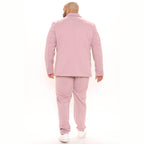Men's Vacation Style Jacket by Fashion Nova in light pink with a tailored fit for a stylish summer look