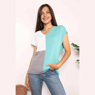 Trendsi Women's Stylish Summer Knitwear in Color Block Design for a Trendy Look