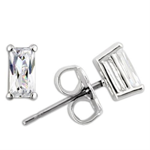 Women's Jewelry - Earrings Women's Jewelry Style No. 0W161 - Rhodium 925 Sterling Silver Earrings