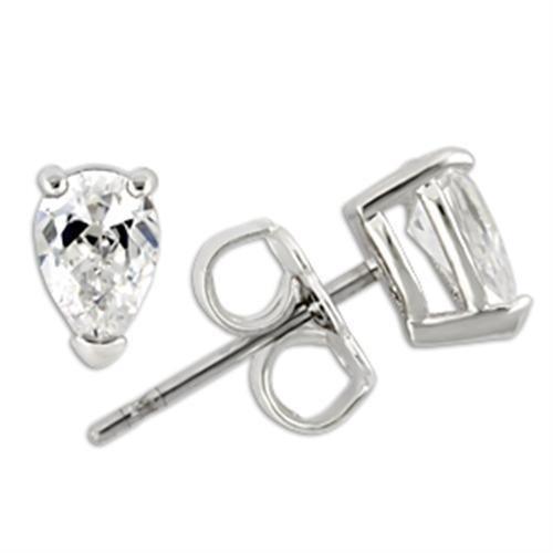 Women's Jewelry - Earrings Women's Jewelry Style No. 0W163 - Rhodium 925 Sterling Silver Earrings