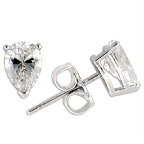 Women's Jewelry - Earrings Women's Jewelry Style No. 0W164 - Rhodium 925 Sterling Silver Earrings