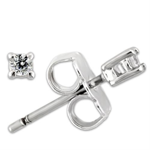 Women's Jewelry - Earrings Women's Jewelry Style No. 0W168 - Rhodium 925 Sterling Silver Earrings