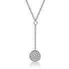 Women's Jewelry - Necklaces Women's Jewelry Style No. 3W077 - Rhodium Brass Necklace