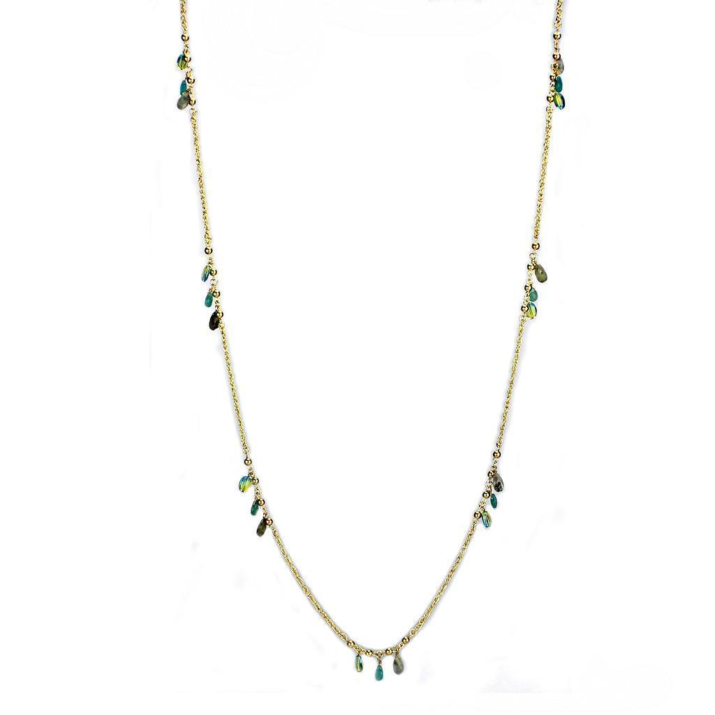 Women's Jewelry - Necklaces Women's Jewelry Style No. 3W1537 - Gold Brass Necklace
