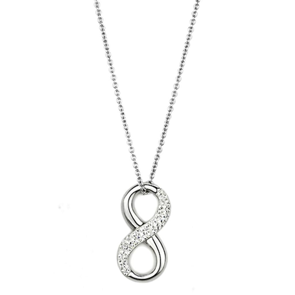 Women's Jewelry - Necklaces Women's Jewelry Style No. 3W407 - Rhodium Brass Necklace