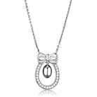 Women's Jewelry - Necklaces Women's Jewelry Style No. 3W718 - Rhodium Brass Necklace