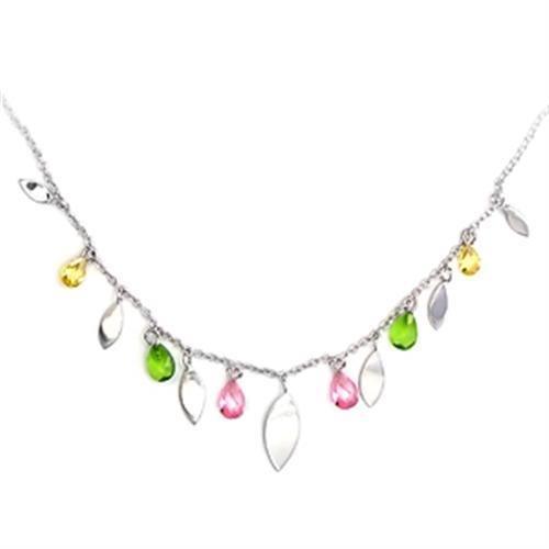 Women's Jewelry - Necklaces Women's Jewelry Style No. 6X106 - High-Polished 925 Sterling Silver Necklace