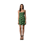 Women's Printed Corset Dress - VacationGrabs