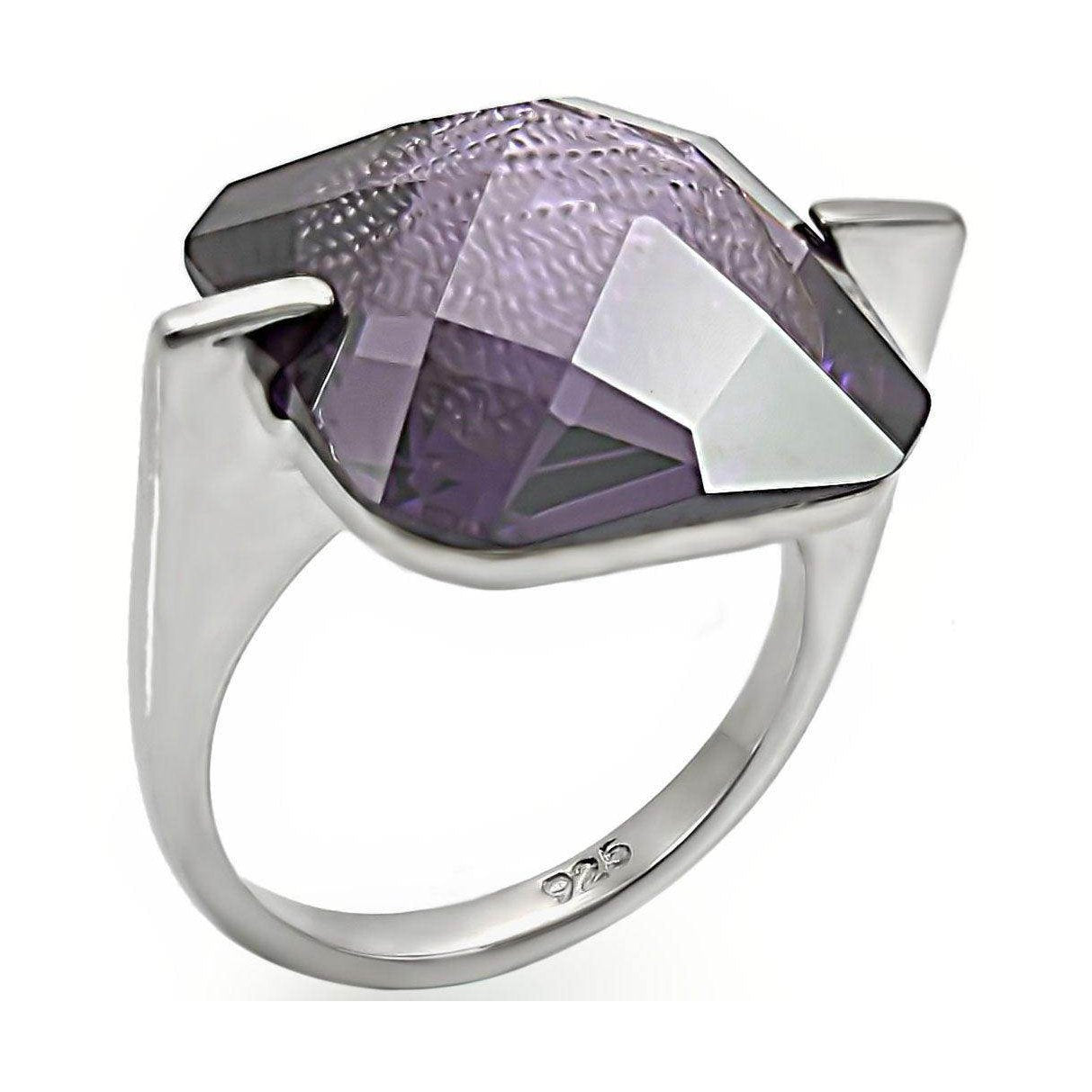 Women's Rings - LOS409 - High-Polished 925 Sterling Silver - VacationGrabs