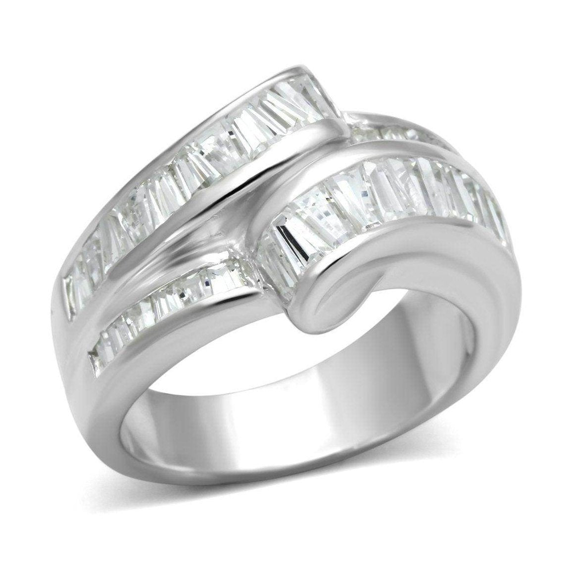 Women's Rings - LOS637 - Silver 925 Sterling Silver Ring - VacationGrabs