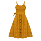 Women's Dresses Women Spaghetti Straps Polka Dot Maxi Dress