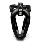Women's Jewelry - Rings Women Stainless Steel Synthetic Crystal Rings Black Bond