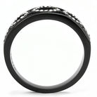 Women's Jewelry - Rings Women Stainless Steel Synthetic Crystal Rings Black O