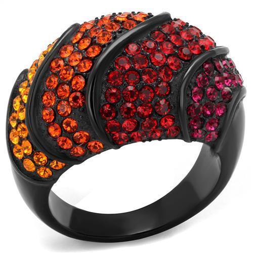 Women's Jewelry - Rings Women Stainless Steel Synthetic Crystal Rings Fall Fire