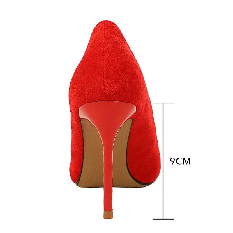 Women's Shoes - Heels Womens Classic Color High Heel Pumps Multiple Color Options