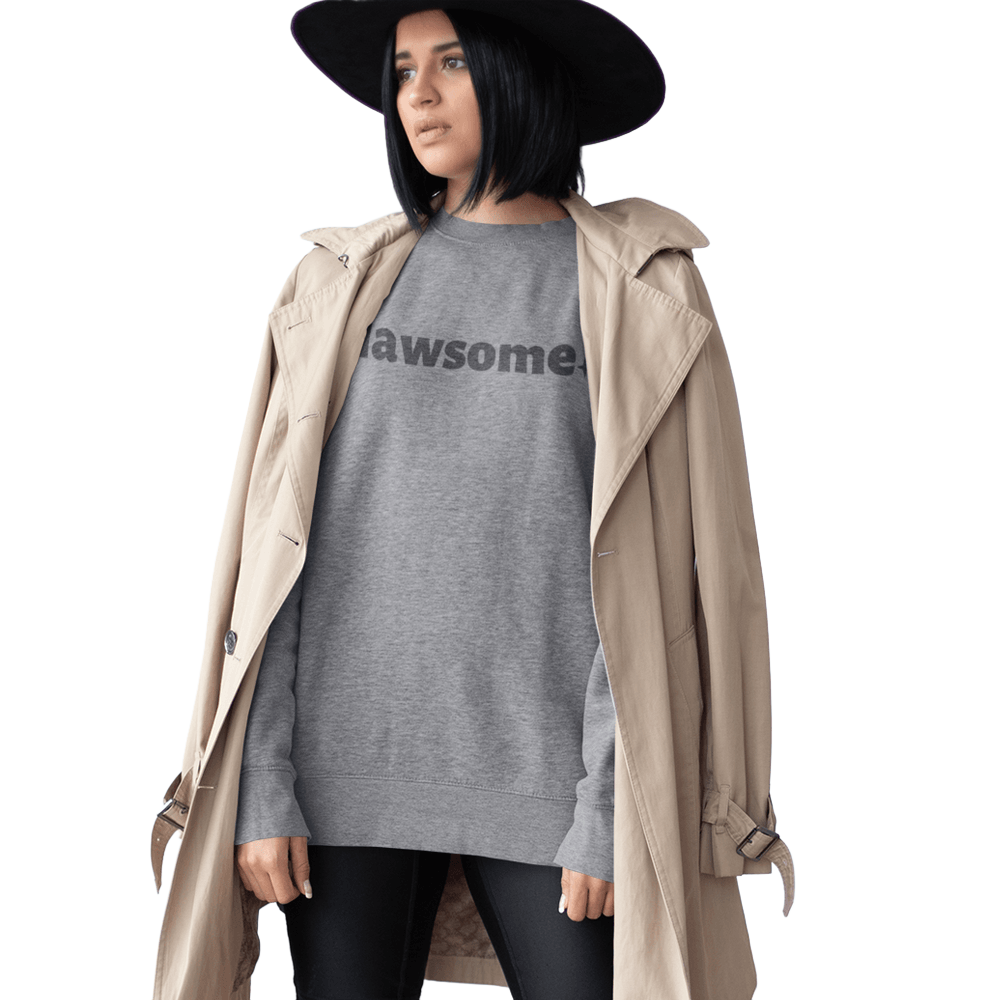 Women's Sweatshirts & Hoodies Womens Logo Flawsome Crewneck Sweatshirt